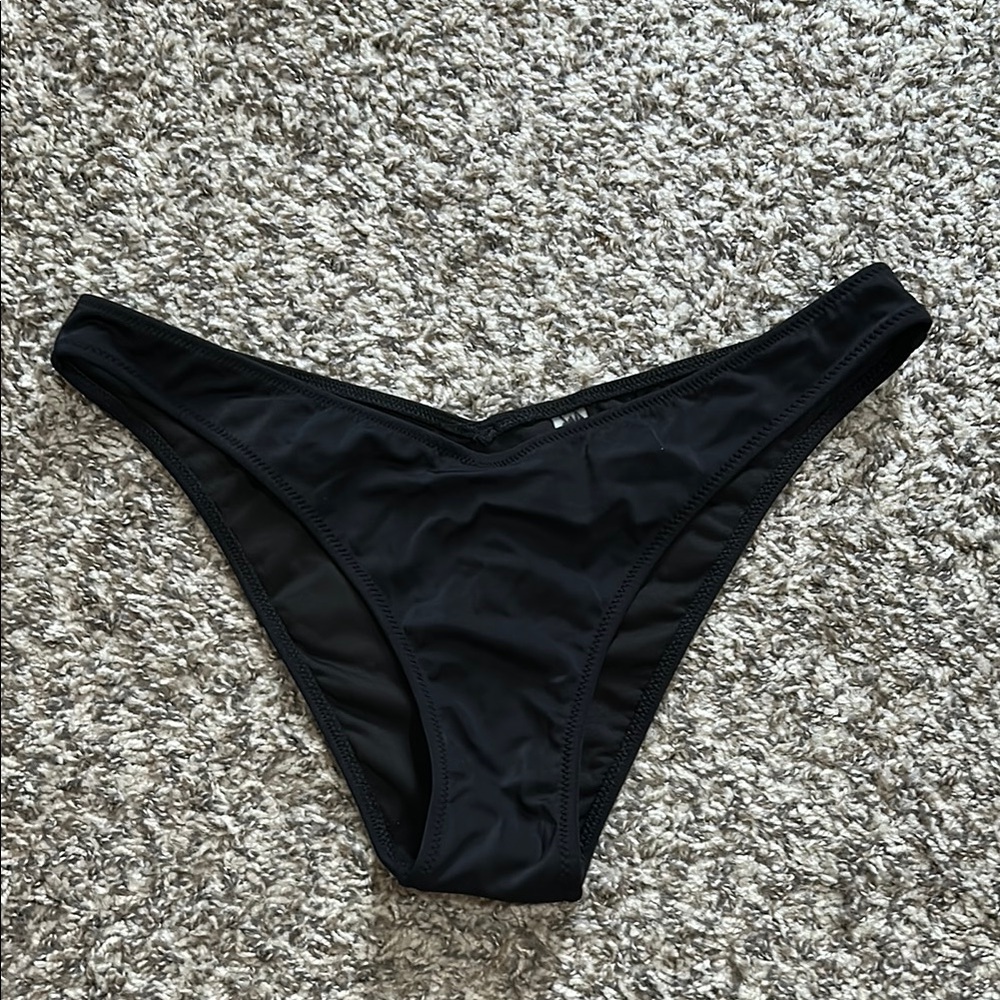 Pink Black Bikini Bottom Size Large